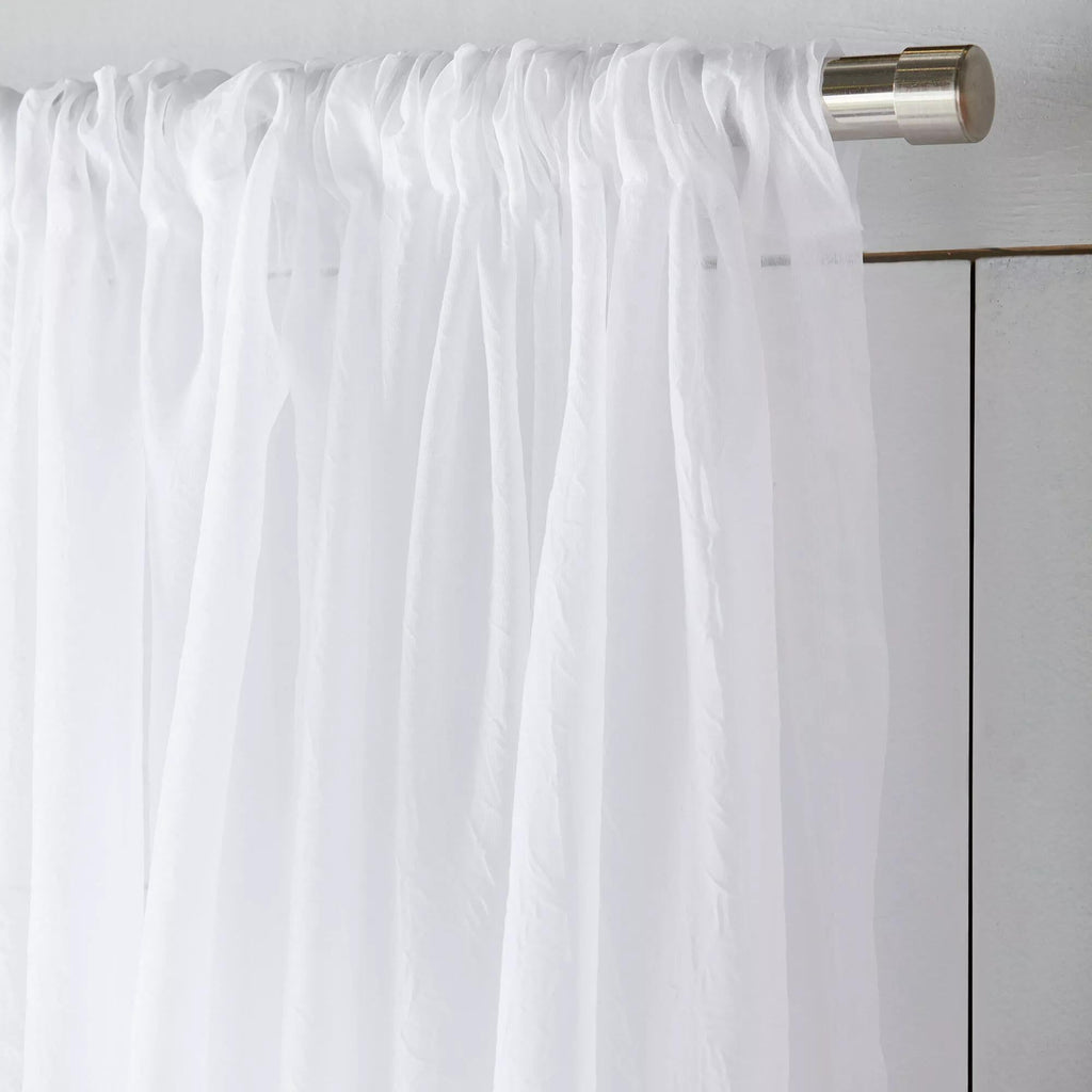 Rod Pocket Sheer Curtain