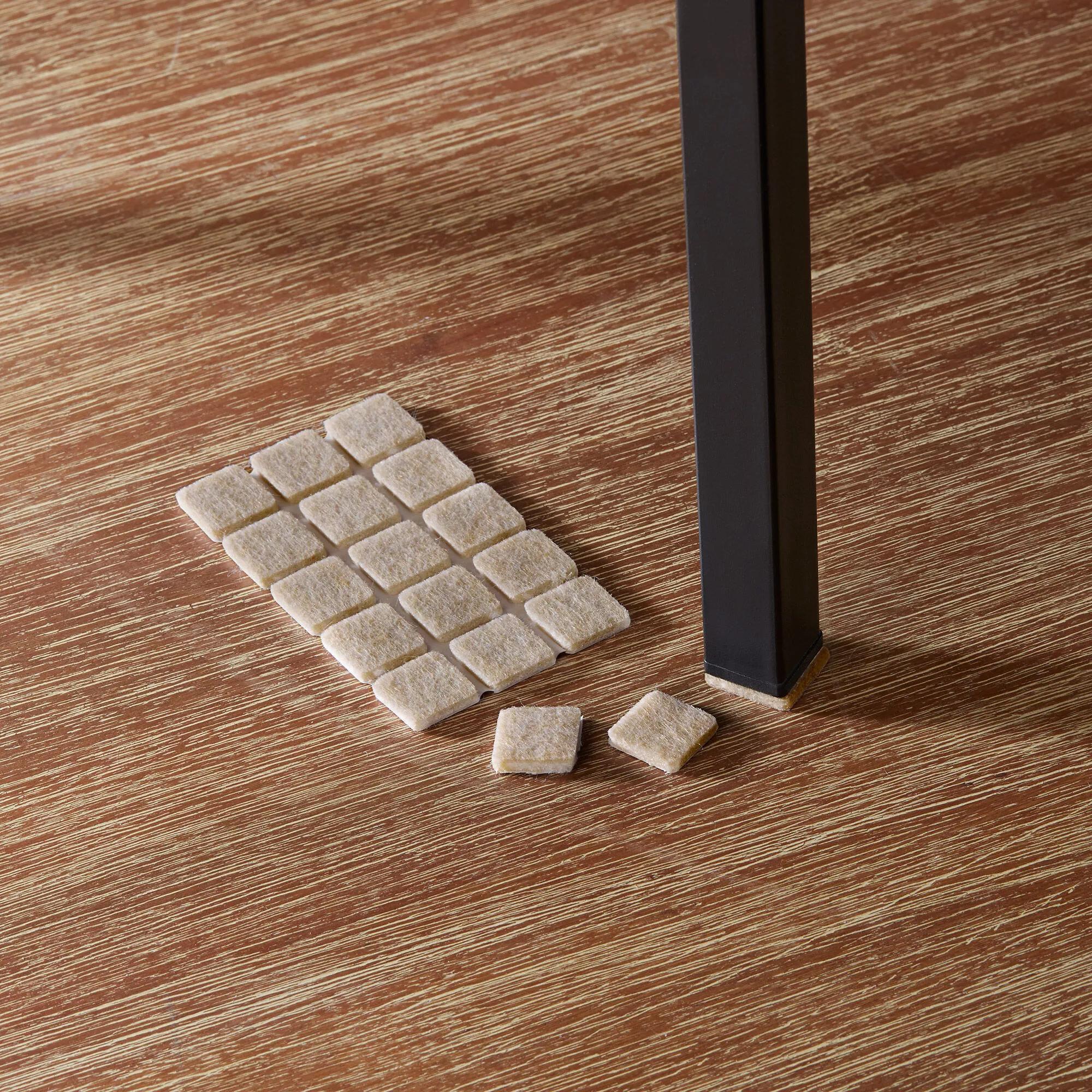 Set of 30 Square Felt Floor Protectors