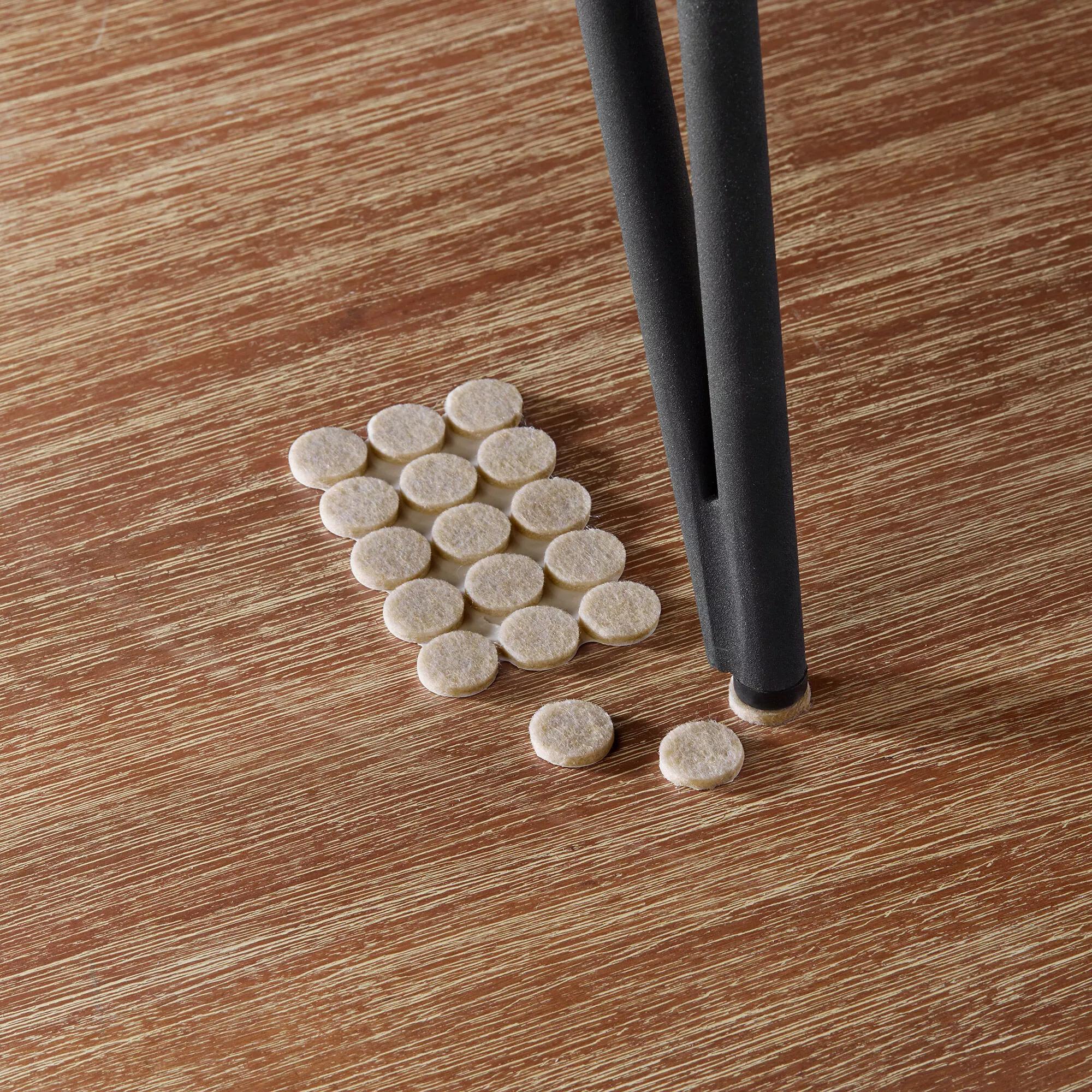 Set of 30 Round Felt Floor Protectors