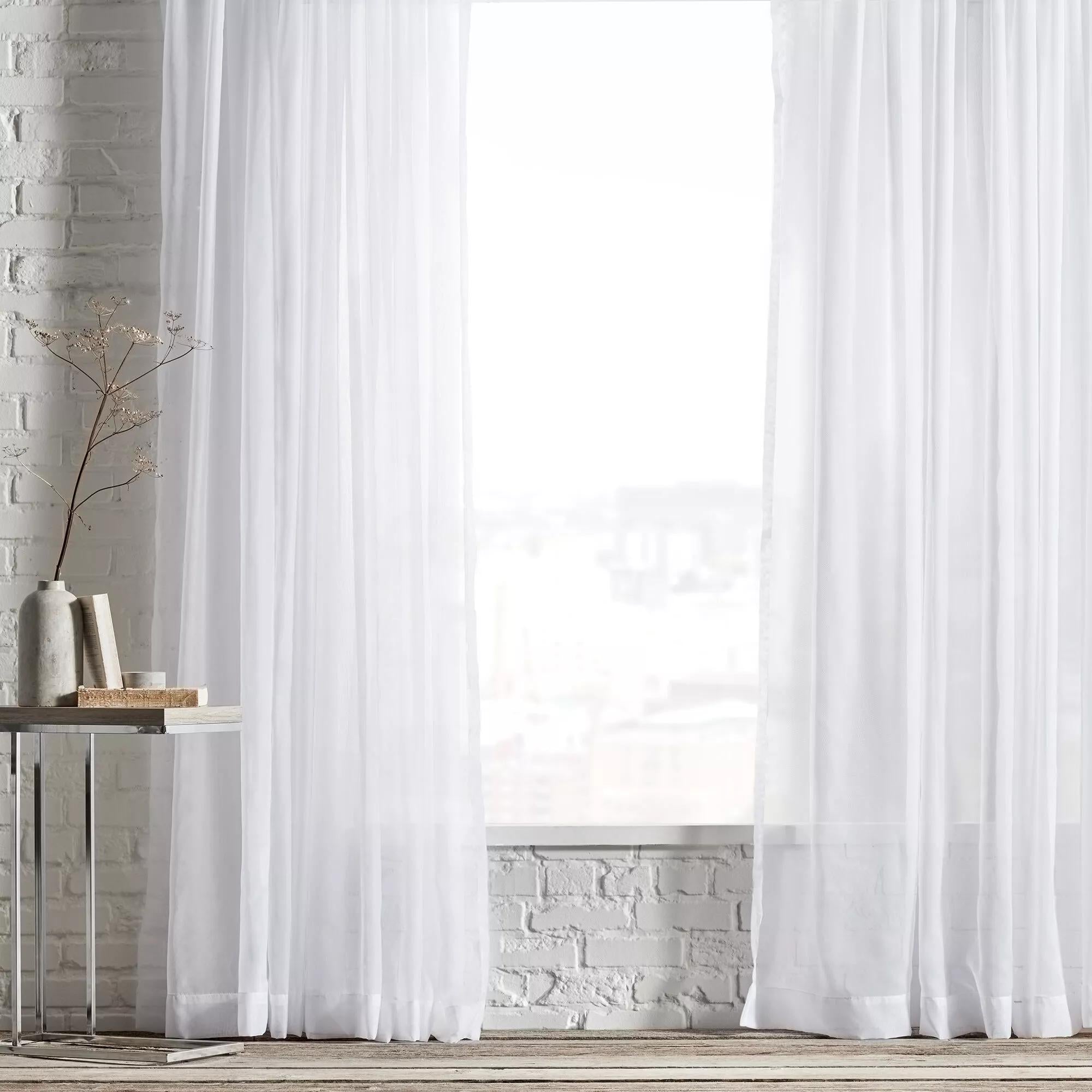 Rod Pocket Sheer Curtain