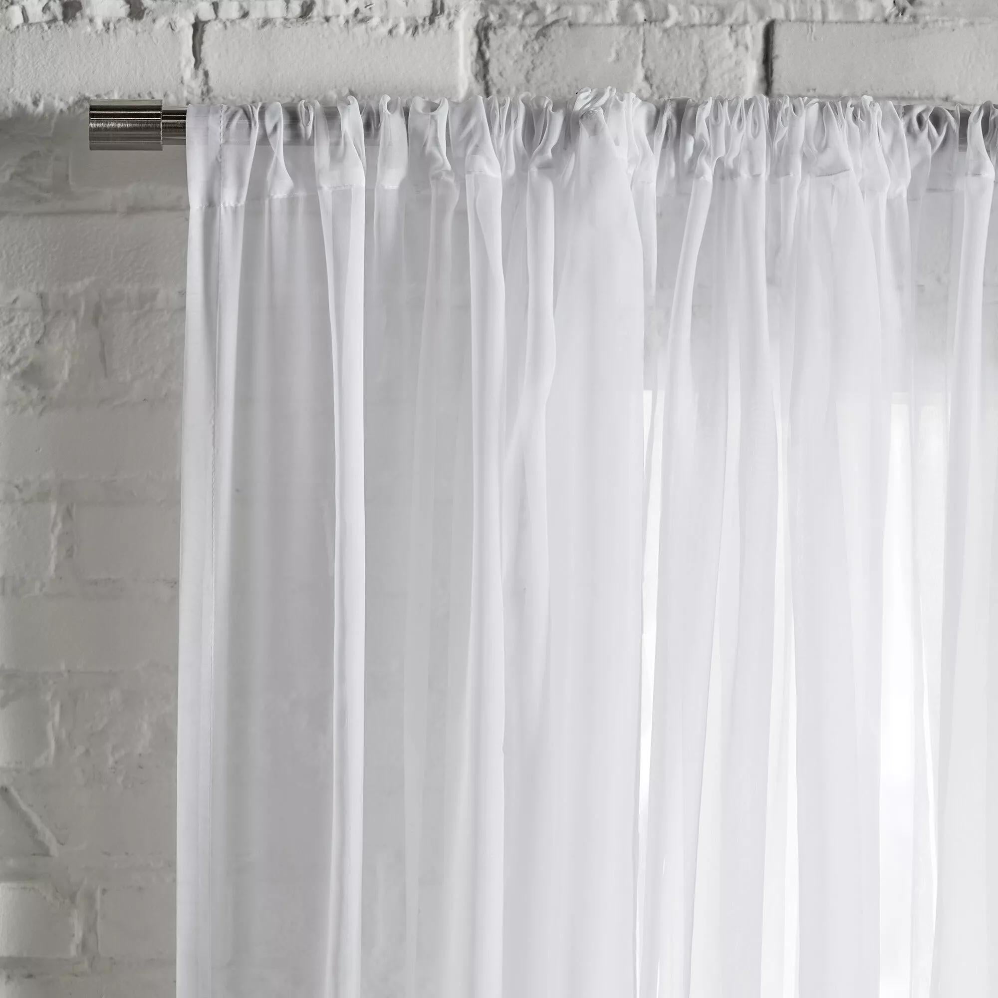 Rod Pocket Sheer Curtain