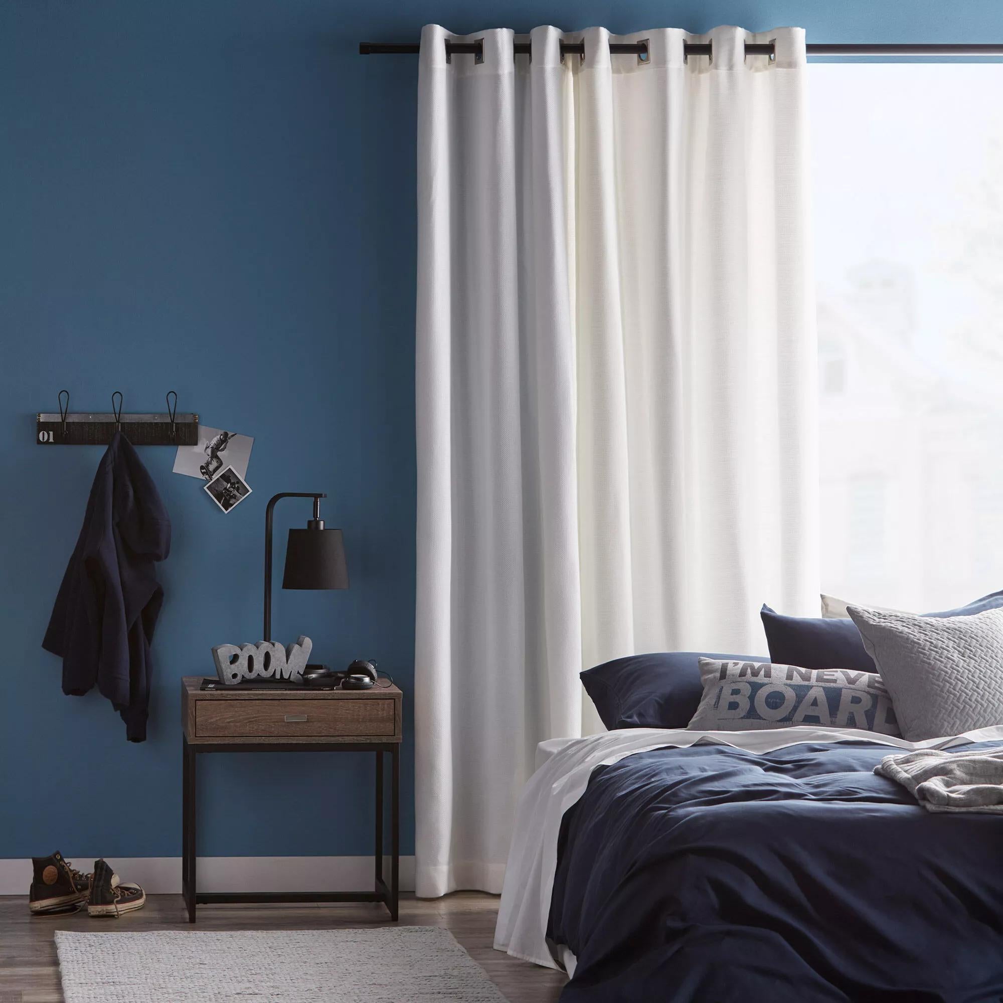 White Bunga Panel Curtain