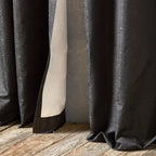 Black Artemesia Blackout Curtain