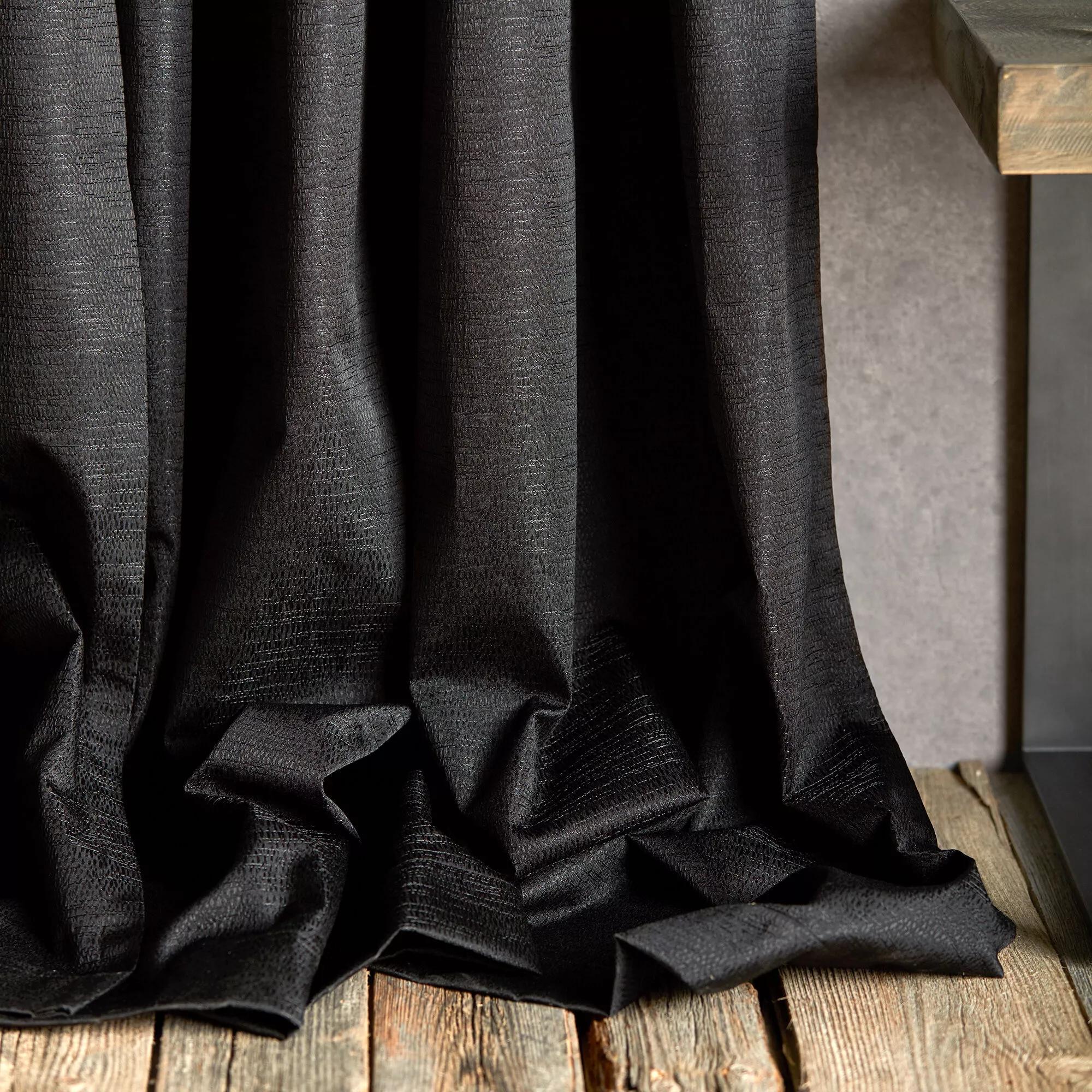 Black Artemesia Blackout Curtain