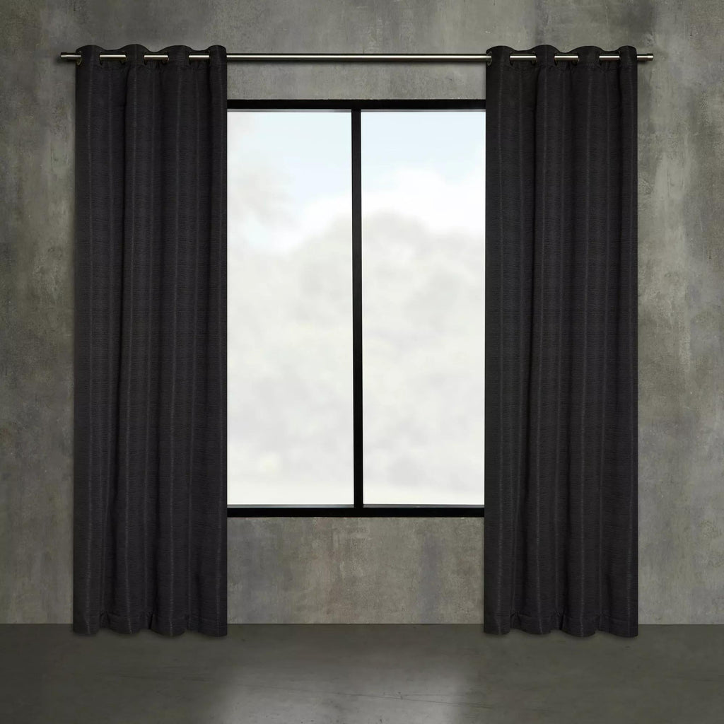 Black Artemesia Blackout Curtain