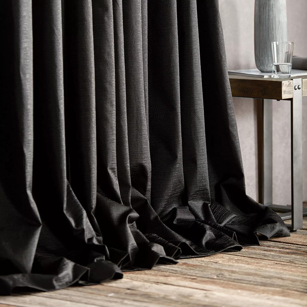 Black Artemesia Blackout Curtain
