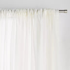 Ivory Rod Pocket Sheer Curtain