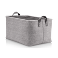 Grey Storage Basket with Handles