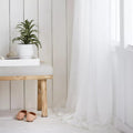 White Darja Sheer Curtain