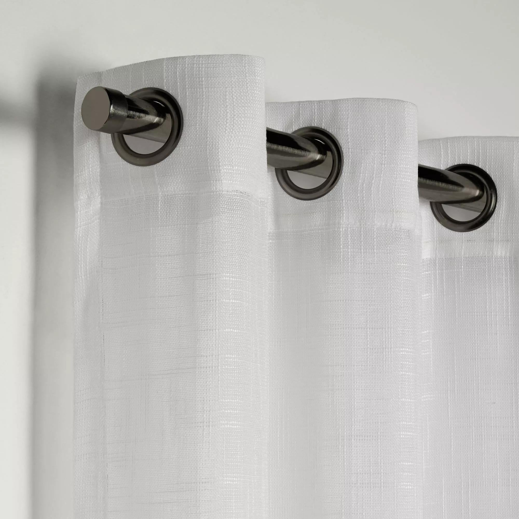 White Darja Sheer Curtain