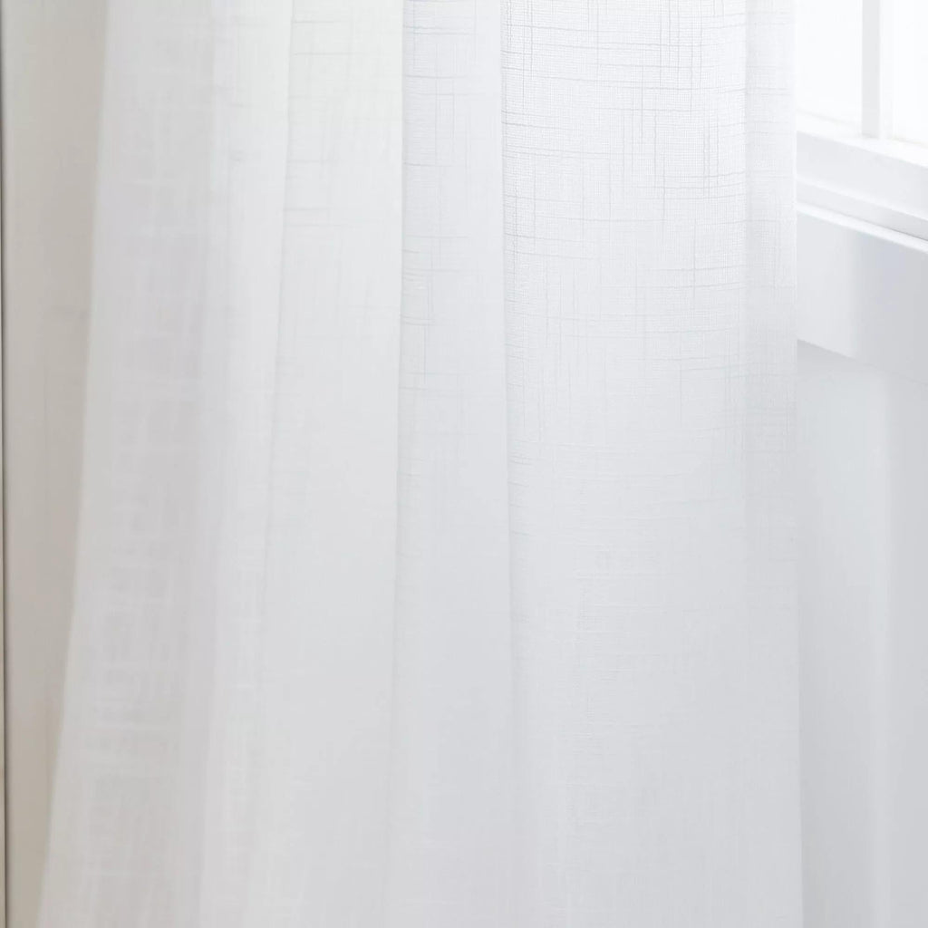 White Darja Sheer Curtain