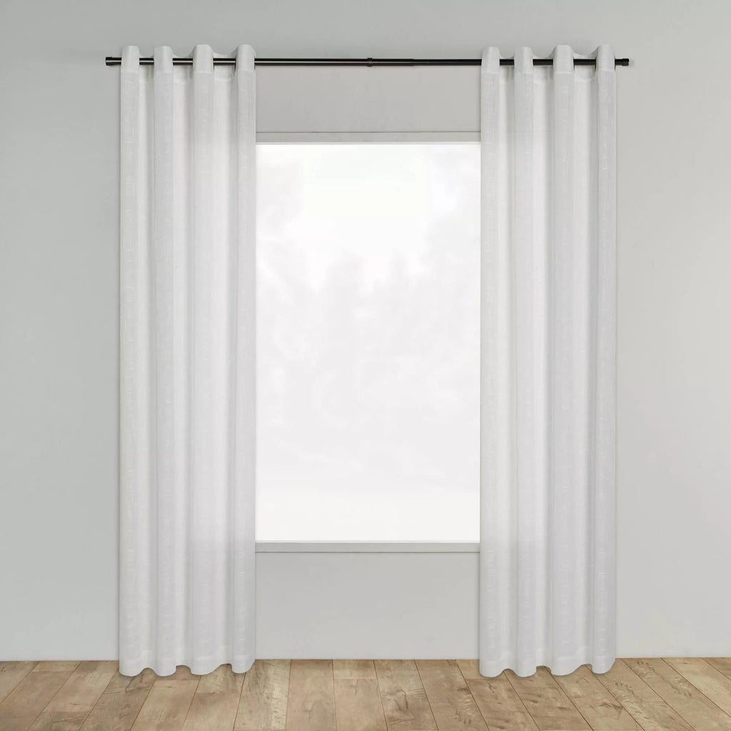White Darja Sheer Curtain
