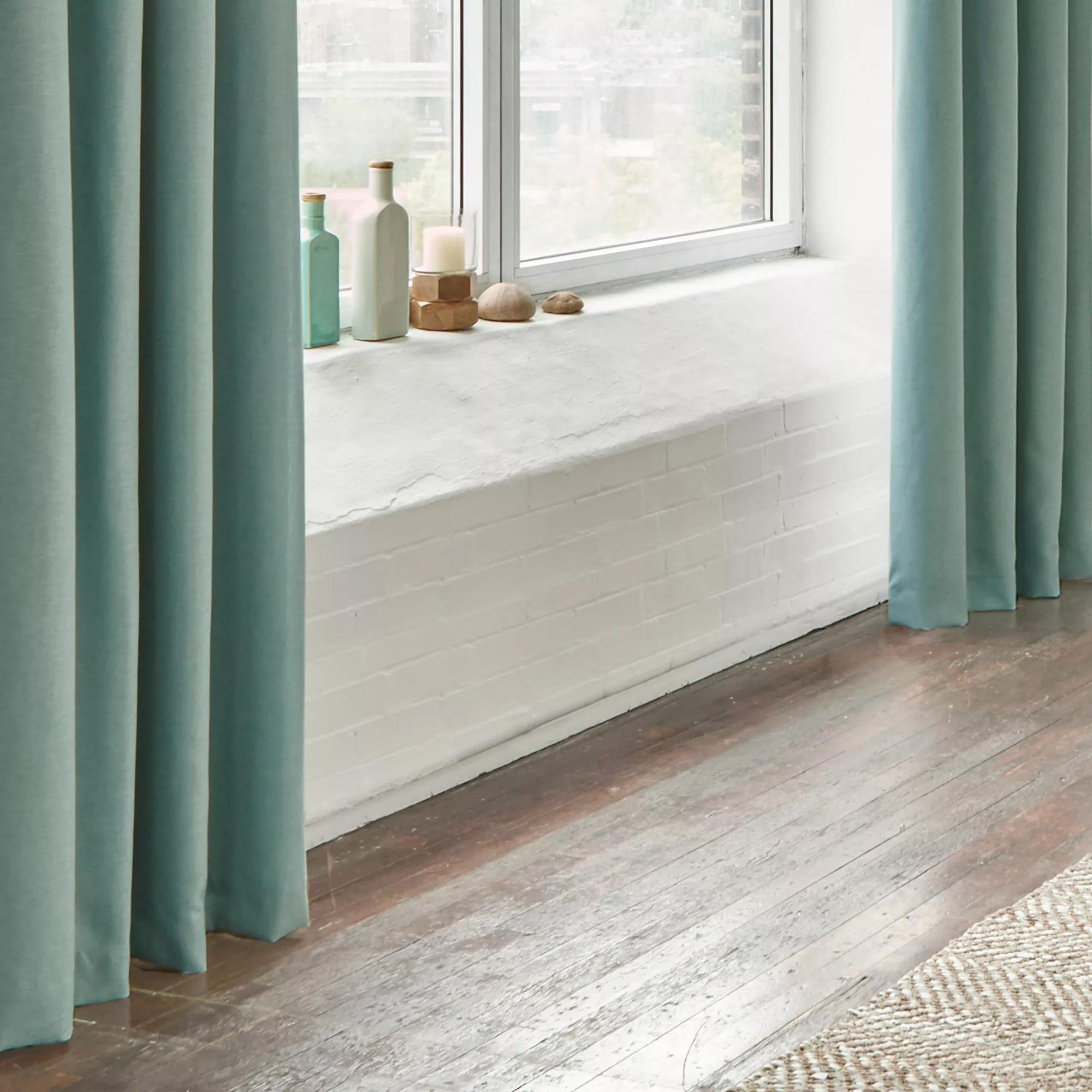 Seafoam Aqua Darja Blackout Curtain