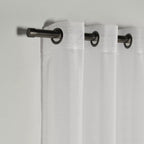 White Kacha Sheer Curtain