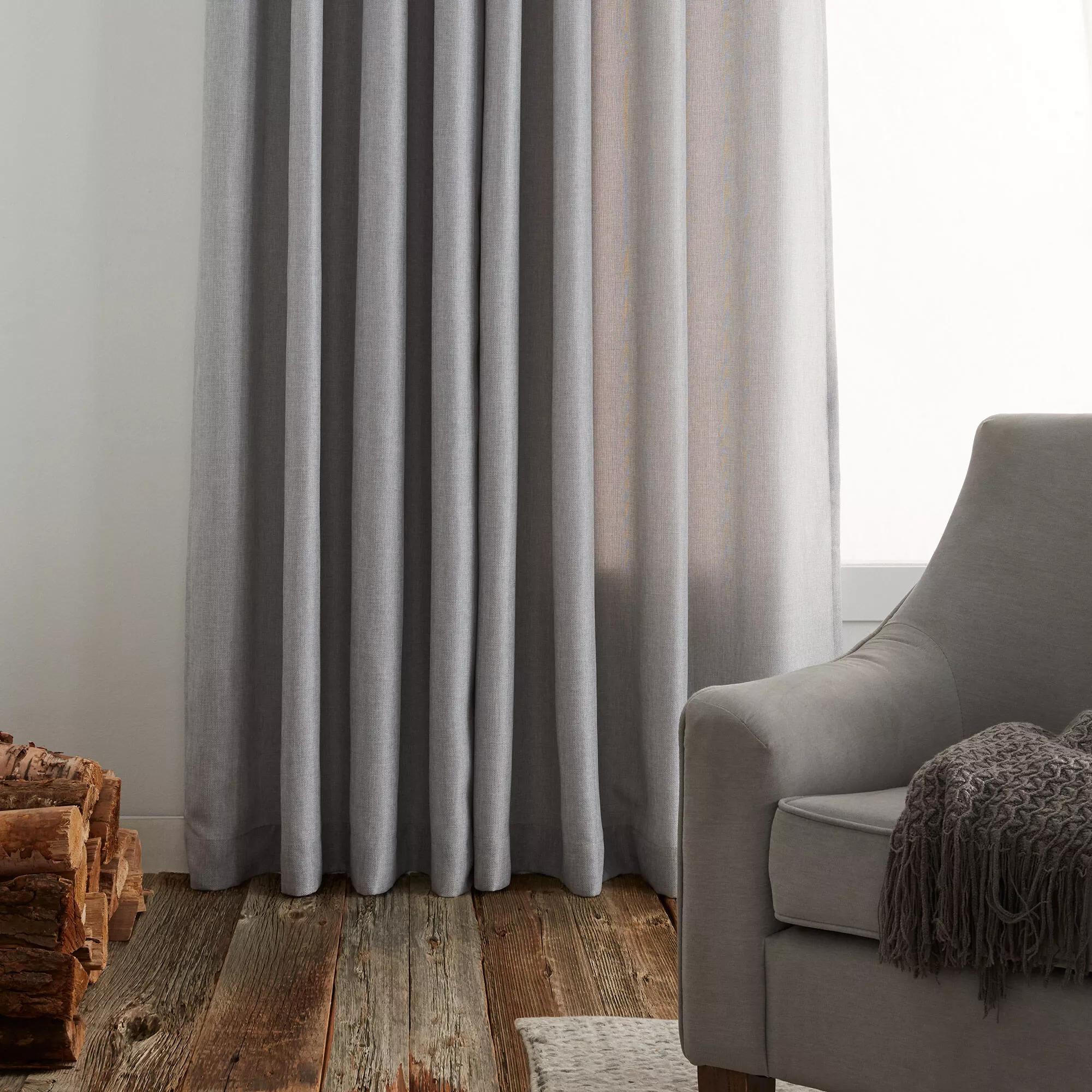 Grey Aura Panel Curtain