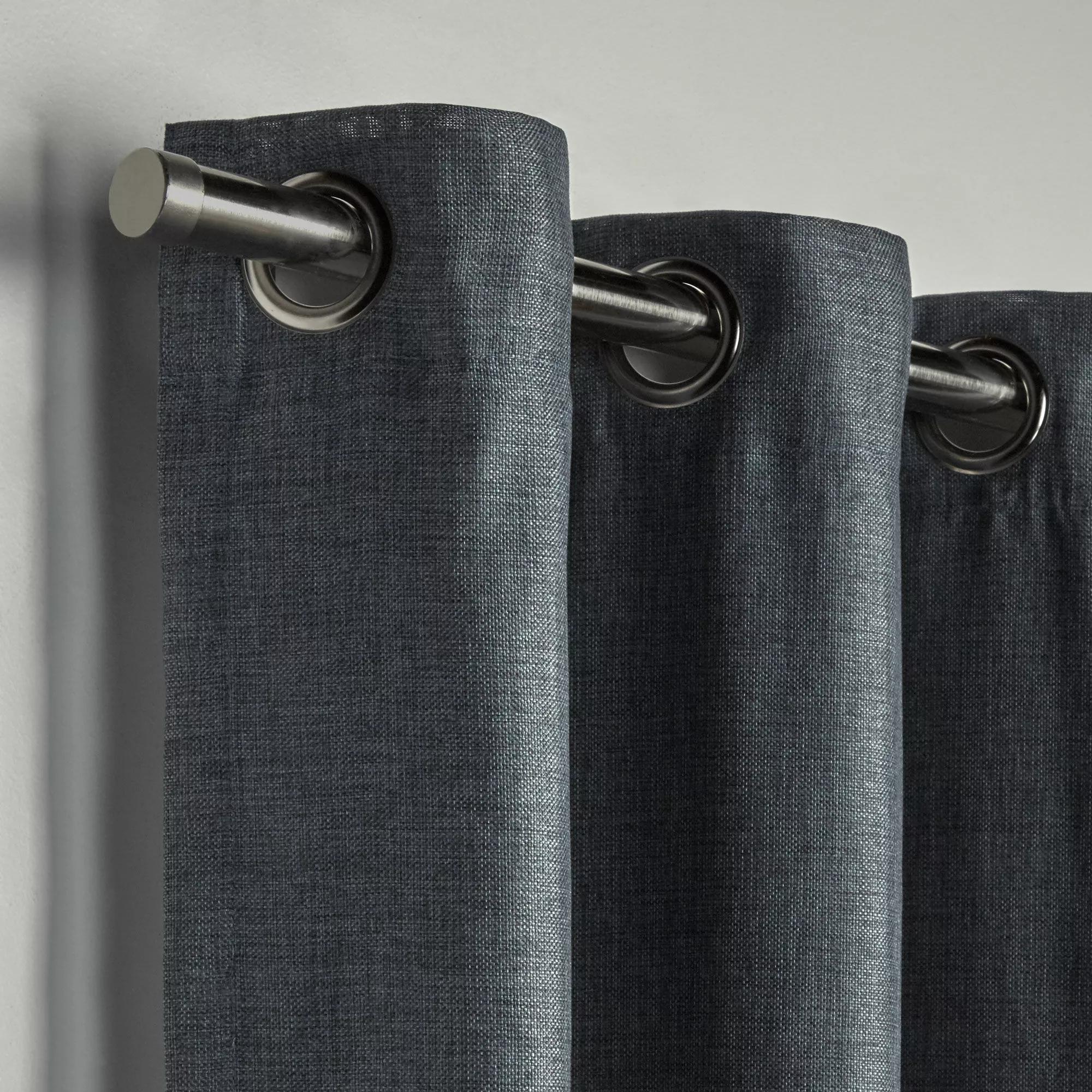 Blue Darja Blackout Curtain