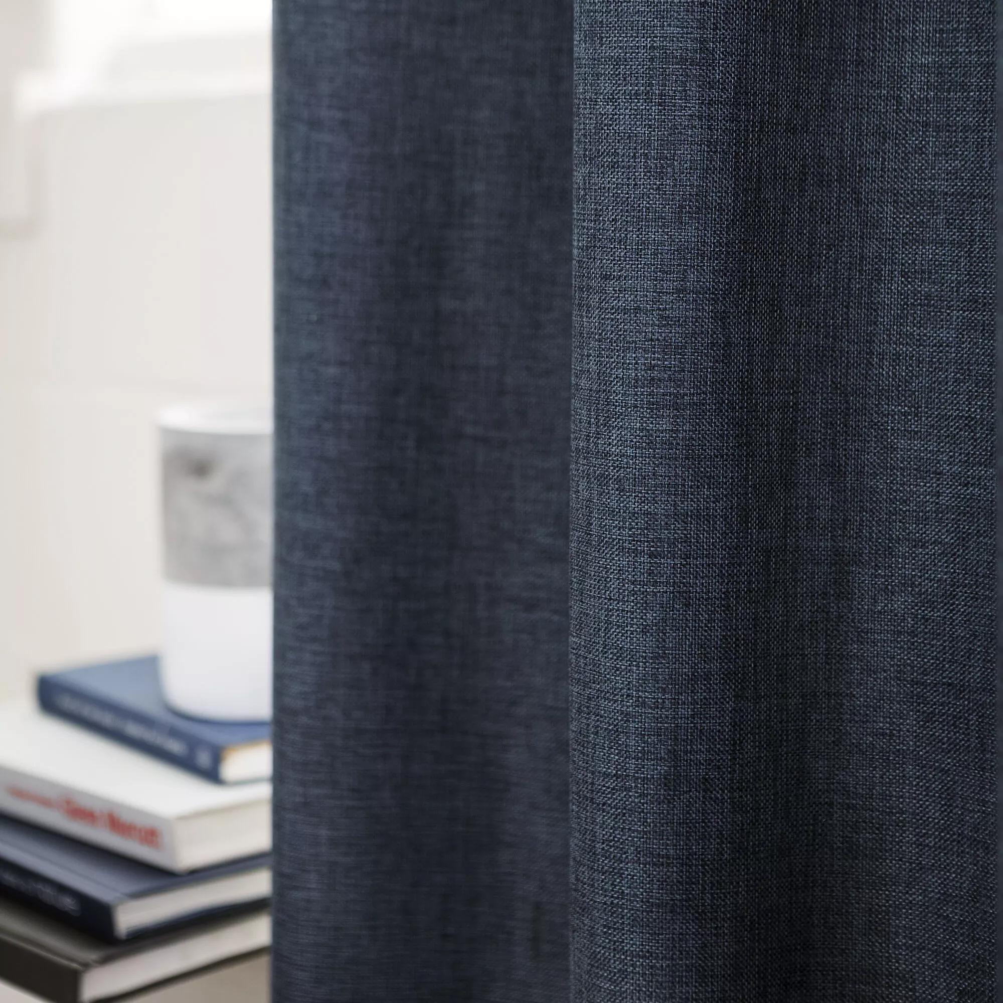 Blue Darja Blackout Curtain