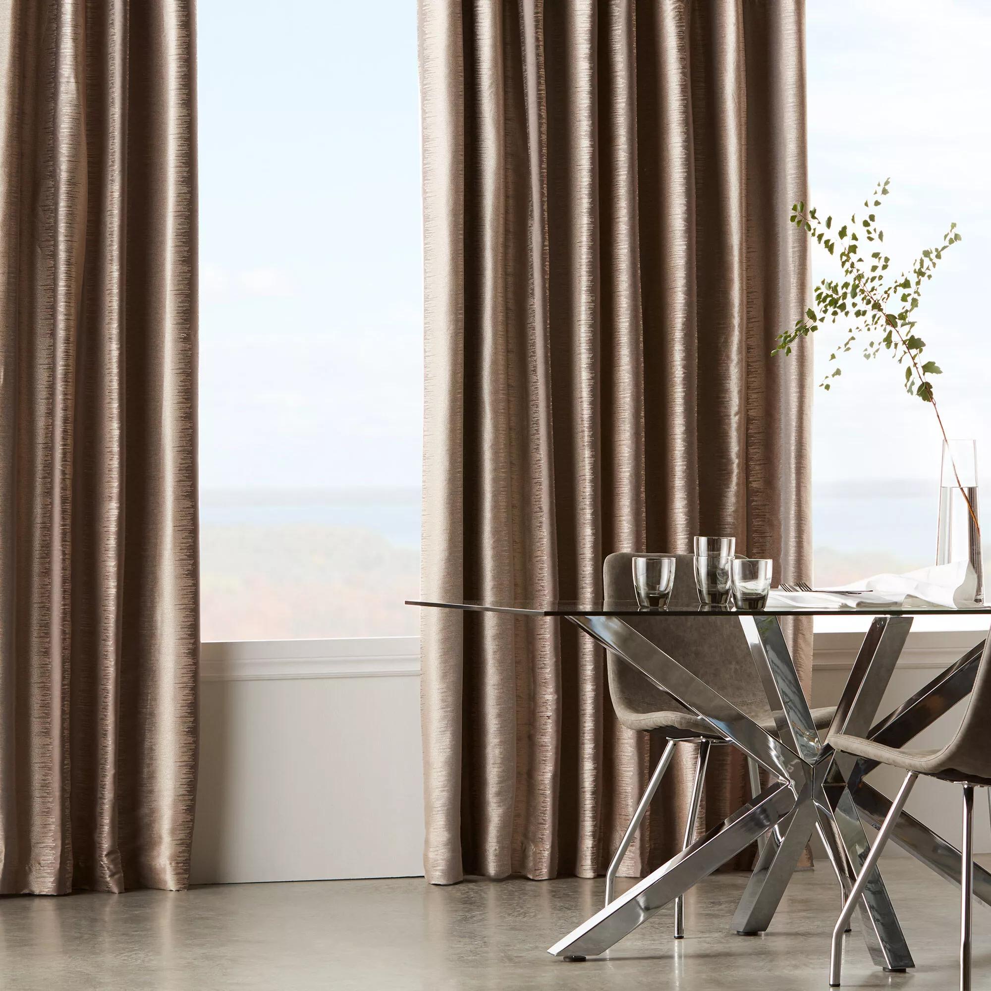 Brown Straker Blackout Curtain