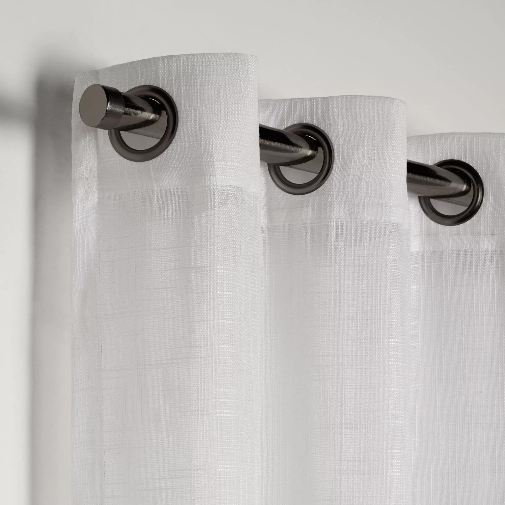 White Darja Sheer Curtain