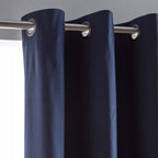 Navy Kimia Blackout Curtain