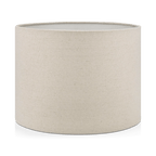 Beige Round Woven Lamp Shade