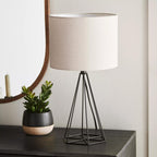 Beige Round Woven Lamp Shade