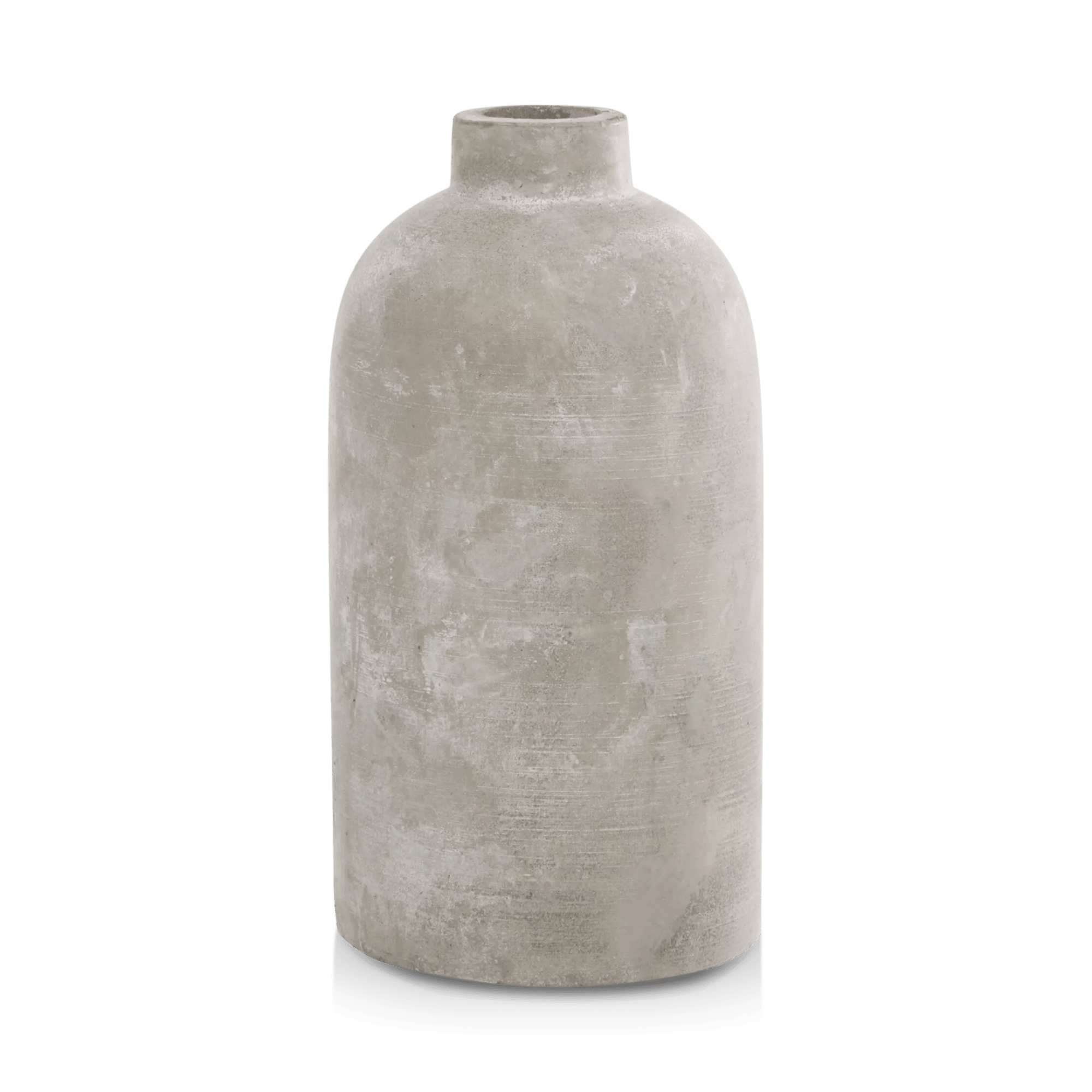 Cement Bottle Table Vase