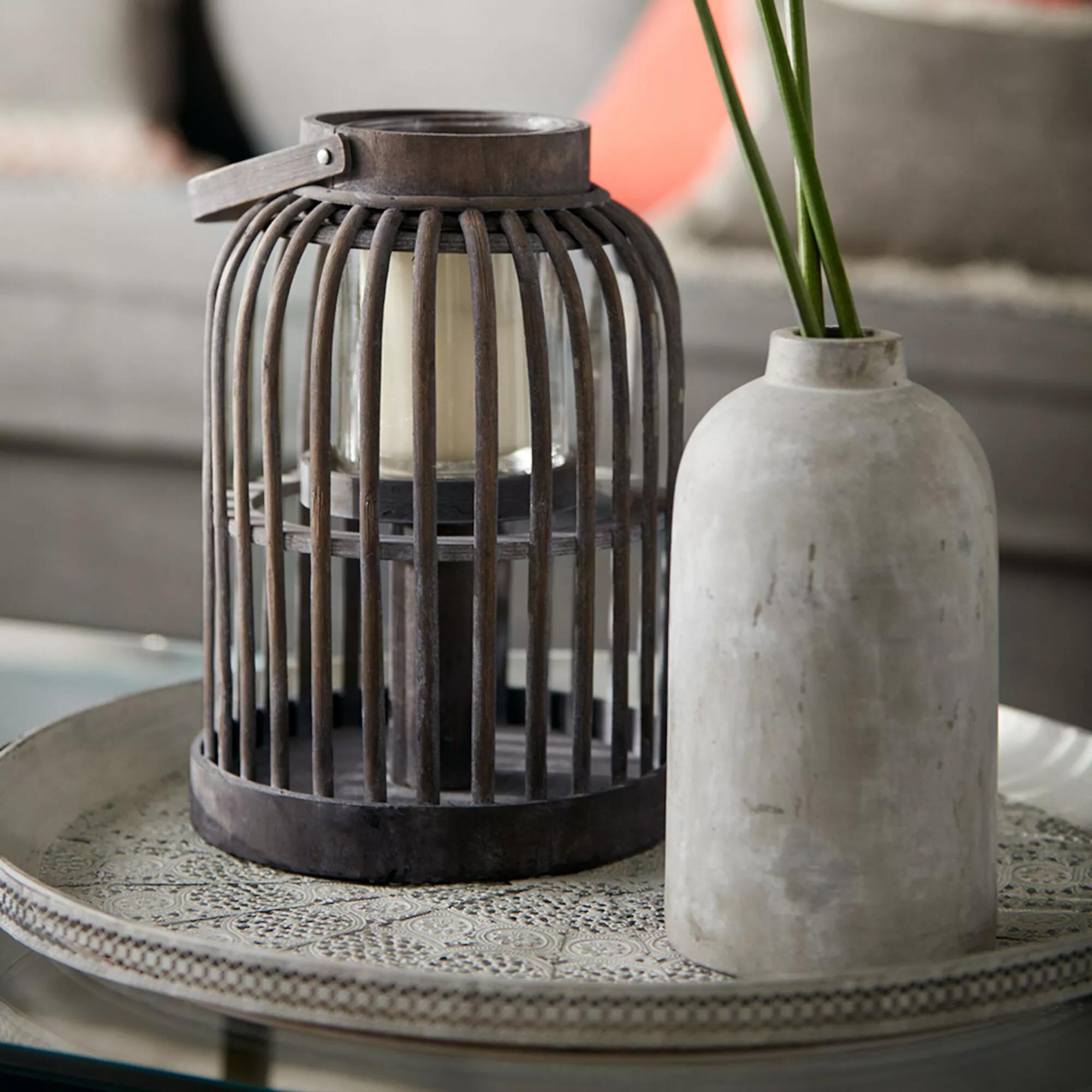 Cement Bottle Table Vase