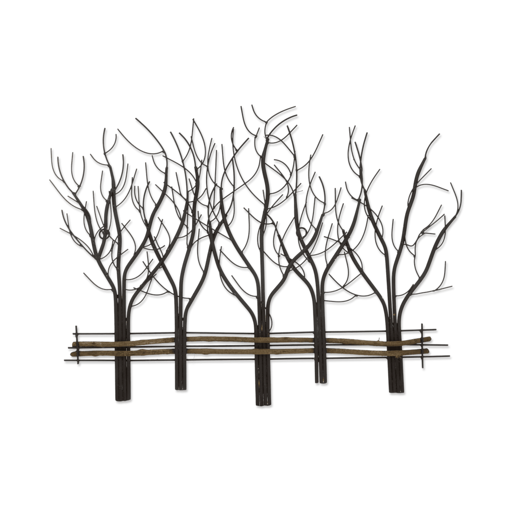 Metal Branches Wall Art