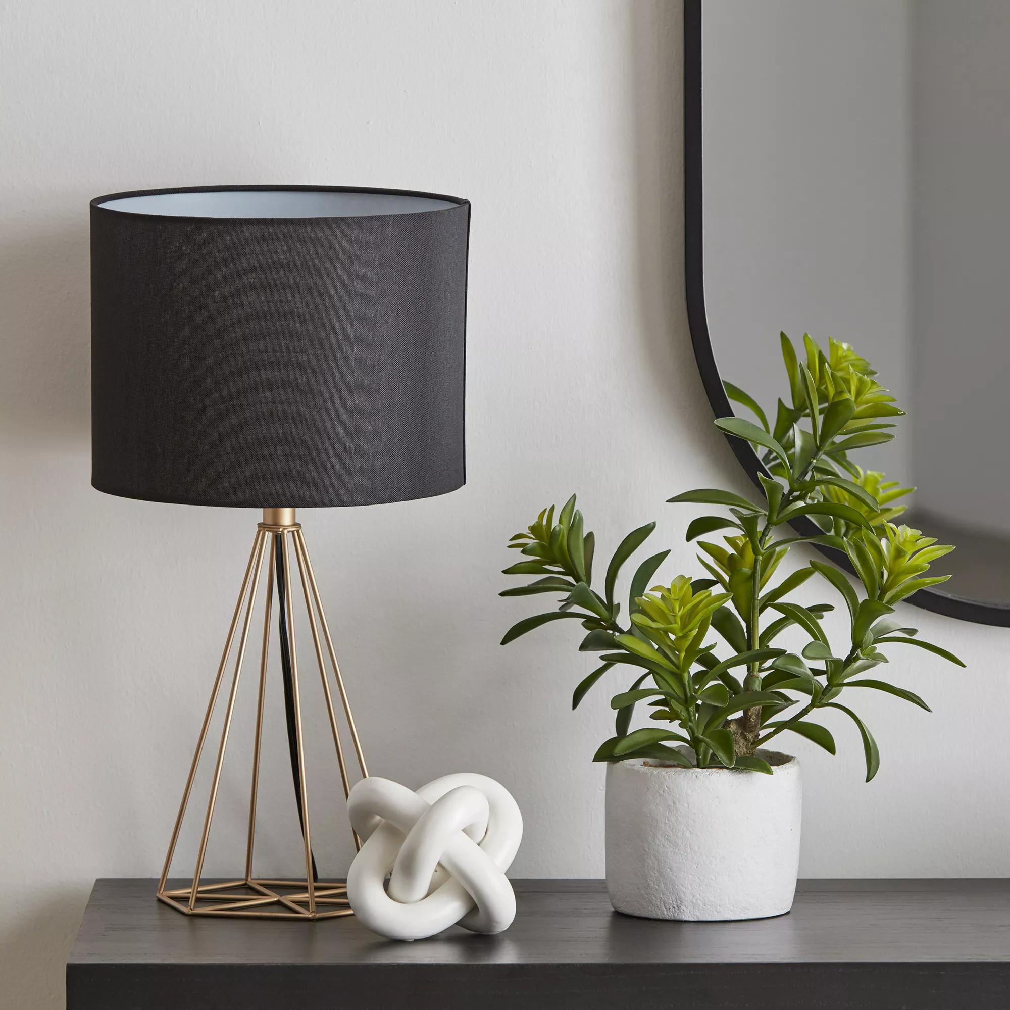 Round Linen Lamp Shade