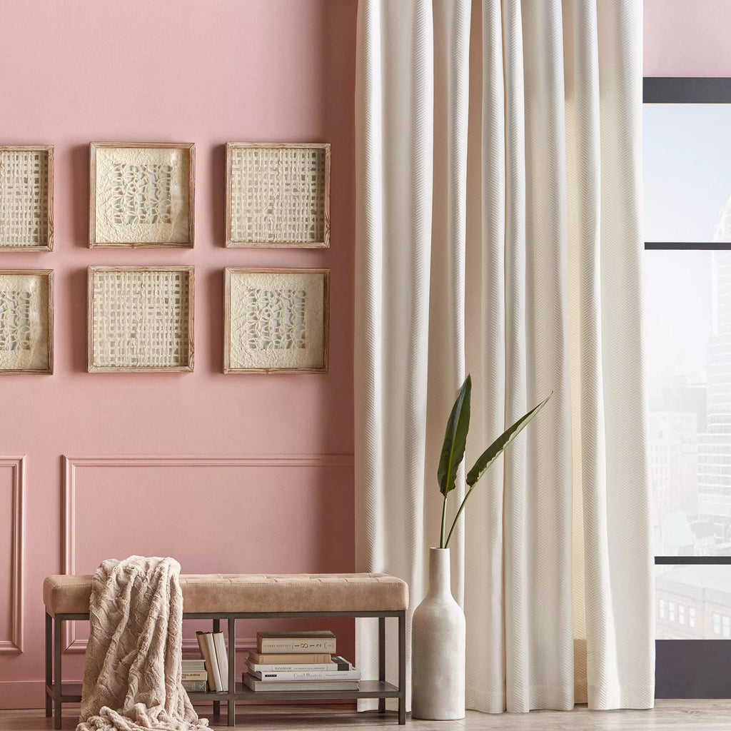 Ivory Quincy Panel Curtain