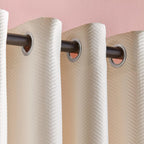 Ivory Quincy Panel Curtain