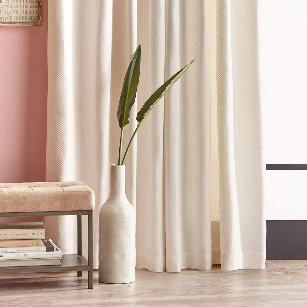 Ivory Quincy Panel Curtain