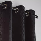 Black Quincy Panel Curtain