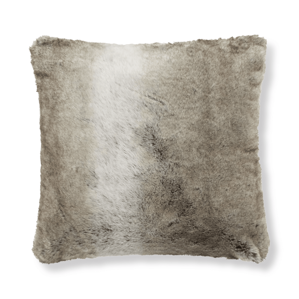Wolf Faux Fur Decorative Pillow