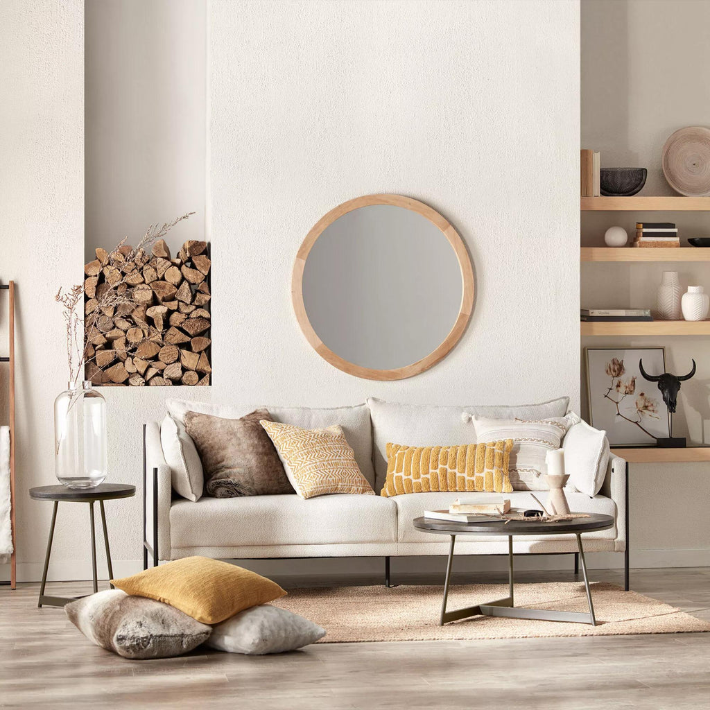 Wolf Faux Fur Decorative Lumbar Pillow