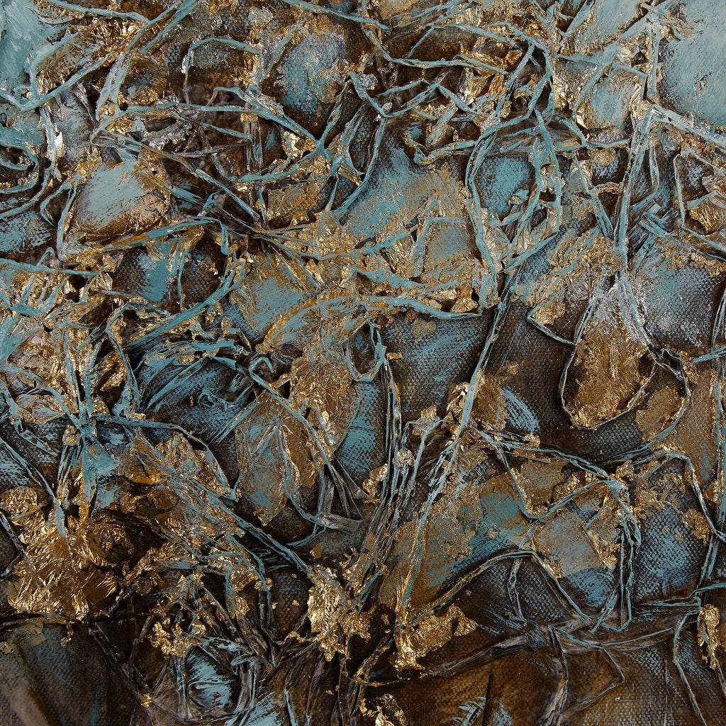 Oil Painted Embellished Tree Canvas