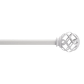 White Curtain Rod Set - Diameter 5/8 mm