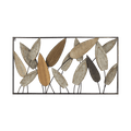 Leaf Wood & Metal Wall Art