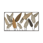 Leaf Wood & Metal Wall Art