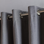 Charcoal Chambray Blackout Curtain