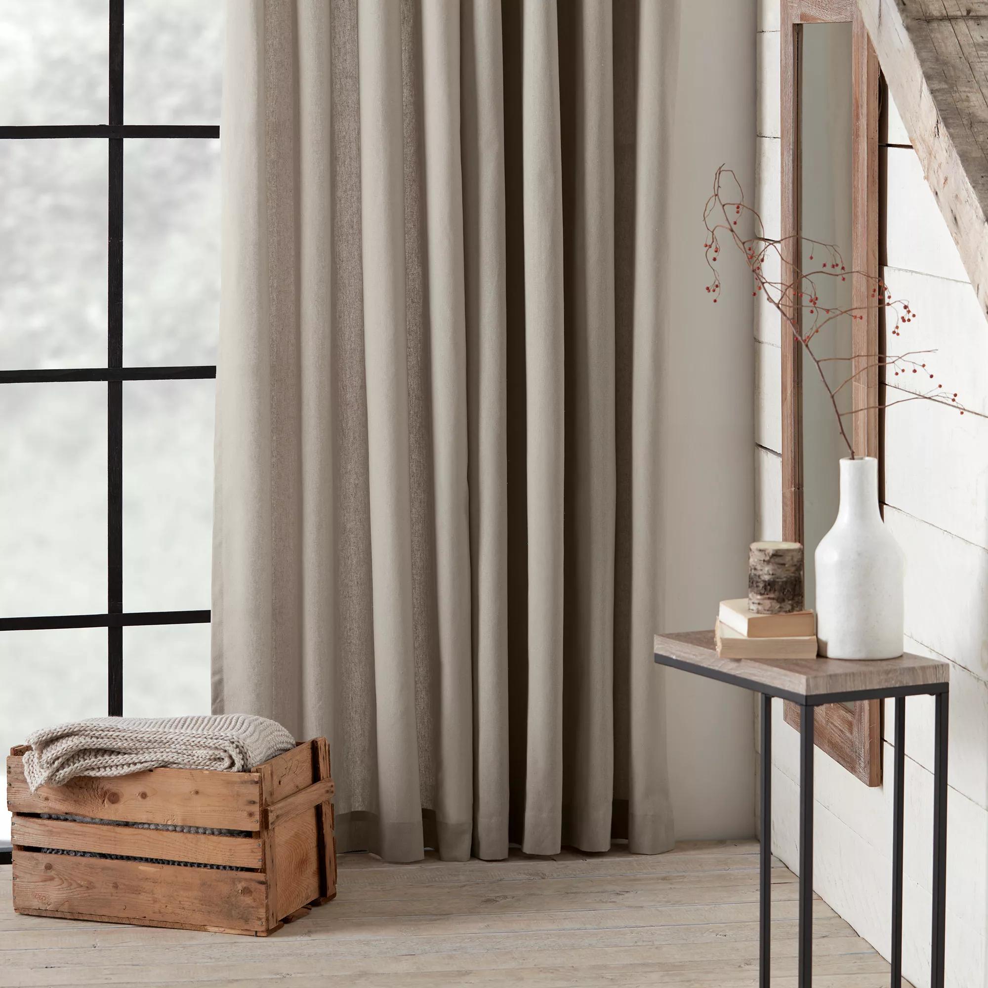 Beige Naturia Panel Curtain