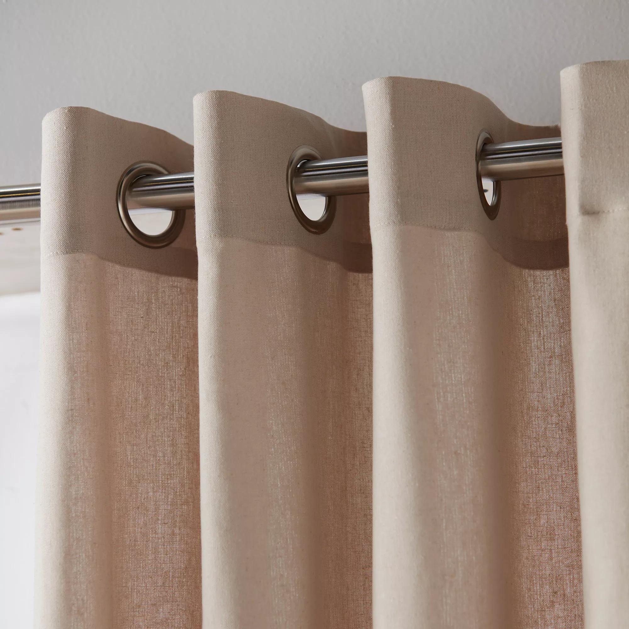 Beige Naturia Panel Curtain