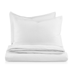 White Collin Collection - 3-Piece Duvet Cover Set