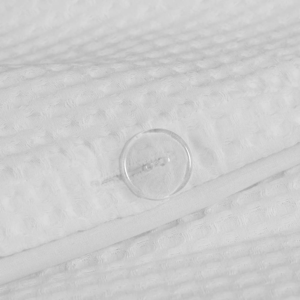 White Collin Collection - 3-Piece Duvet Cover Set