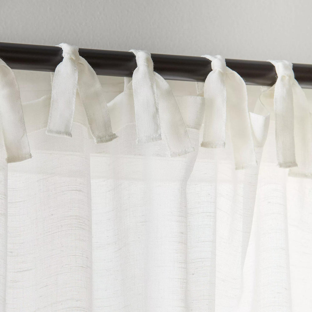 Jessica Tie Top Sheer Curtain