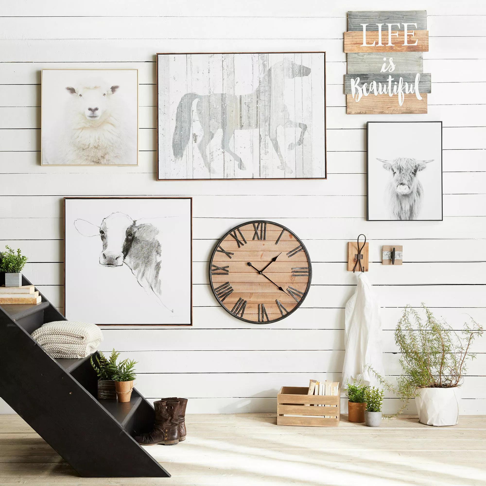 Wooden Wall Clock