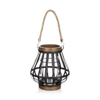 Wood-Like & Metal Lantern