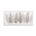 Feathers Oil Painted Canvas
