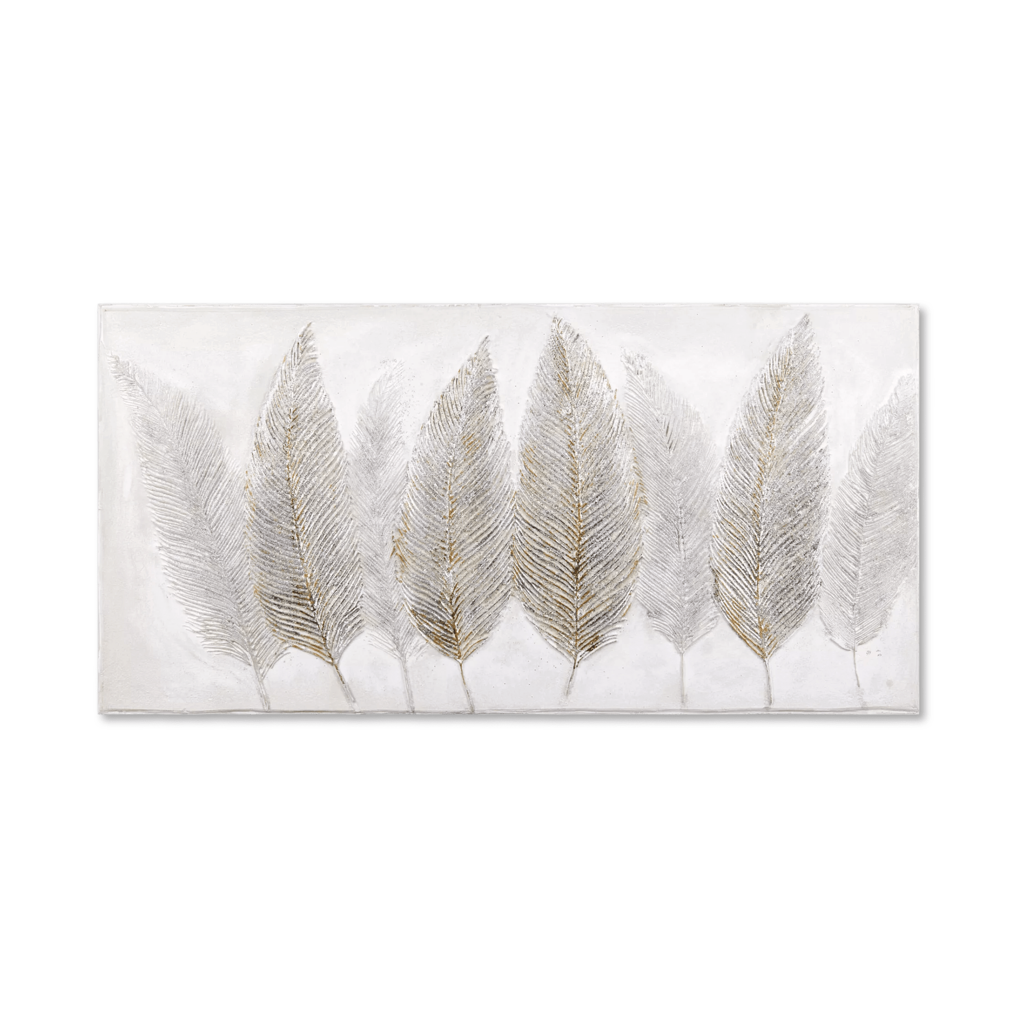 Feathers Oil Painted Canvas